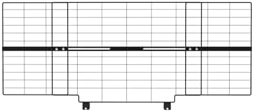 No Pawblems 16" Height Extension for Pet Gate, 26-42" Wide, Black by NoPawblems