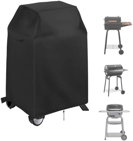 Patio Charcoal Grill Cover for Char-Griller 3-in-1 Dual Fuel Outdoor BBQ by Guisong