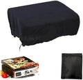 Griddle Cover for Char-Broil Commercial Series 4 Burner Gas Grill & Griddle, 210D Oxford Fabric Flat Top Grill Cover with Adjustable Drawstring, Outdoor Cover for Patio, Backyard and Deck by Unknown