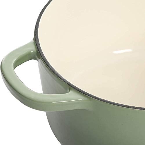 Crock-Pot Artisan Round Enameled Cast Iron Dutch Oven, 3-Quart, Gradient Red - Image 2