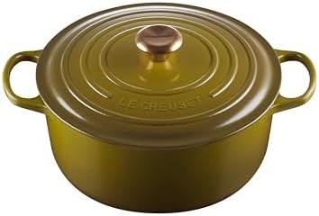 Le Creuset Enameled Cast Iron Round Dutch Oven, 7.25 qt., Olive by Unknown