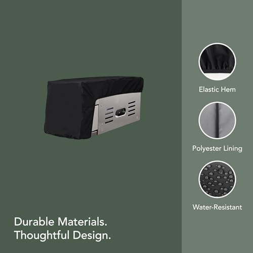 Covermates Classic Side Burner Cover - 13.5" Wx23 Dx12 H - Water Resistant - Image 4