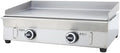 Commercial Stainless Steel Natural Gas Griddle Grill, 28.9" x 16.1" Flat Top Countertop Griddle for Steak, Pancakes & Teppanyaki, 2000Pa, Home & Outdoor Use by Unknown