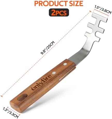 onlyfire Stainless Steel Grate Liftes Cooking Grid Lifter Gripper Picker - Image 2