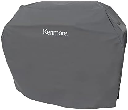Kenmore 56-Inch Heavy-Duty Grill Cover for Outdoor BBQ Propane Gas Grills, Weather-Resistant, UV- and Fade-Resistant, Universal Fit Cover for 4-Burner Gas Grills, Gray - Image 3