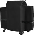 Outdoor 600D Heavy Duty Grill Cover for Traeger Ironwood 650 Series, Full-Length Grill Cover Grill Accessory Waterproof Pellet Cover Compatible with Traeger Ironwood 650 Accessories BAC505,Black by WelcometoFlameDuty
