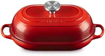 Le Creuset Enameled Cast Iron Oval Bread Oven, 11.5 inch, Cerise/Crucible by Unknown