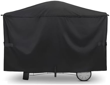 Grill Cover for Weber Q2000, Q2200, Q2400, Q300, Q320, Q3000, Q3200 Grills by Blackhoso