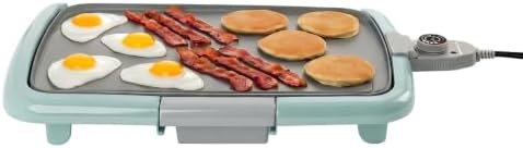 OVENTE Electric Griddle with 16 x 10 Inch Non-Stick Plate, Blue GD1610LBL by OVENTE