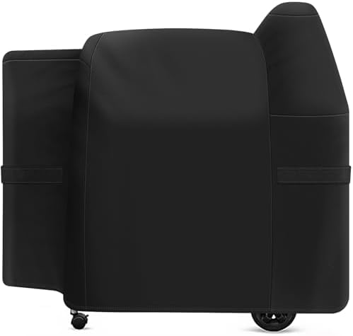 i COVER 600D Grill Cover for Pit Boss 820-850 Series, Heavy-Duty Premium Canvas BBQ Covers for PitBoss Smoker, Wood Pellet Cover for Pit-Boss Z-Grill 700, 820 Deluxe, Pro 850 by iCOVER