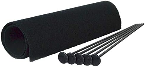 Gun Storage Solutions Rifle Rods Starter Kit with Shelf Liner Gun Organizer System Store More Guns Easy Access for Safety with Nylon Woven Loop Fabric by GunStorageSolutions