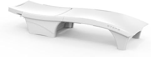 Step2 Vero Adjustable Back in-Pool Lounger with Storage, Pool Chair, Weighted, White - Image 6
