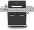 Nexgrill Deluxe 6-Burner Gas Grill, Ceramic Side Burner & Rotisserie Kit by Nexgrill