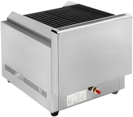 Commercial Char Broiler Grill, 2 Burner Countertop LPG Gas Grill, 60TU/hr Stainless Steel Propane Charbroiler Broiler Grill Flattop BBQ Stove Outdoor Cooking Griddle Barbecue for Garden Patio - Image 4