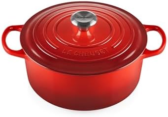 Le Creuset Enameled Cast Iron Round Dutch Oven, 5.5 qt., Cerise by Unknown