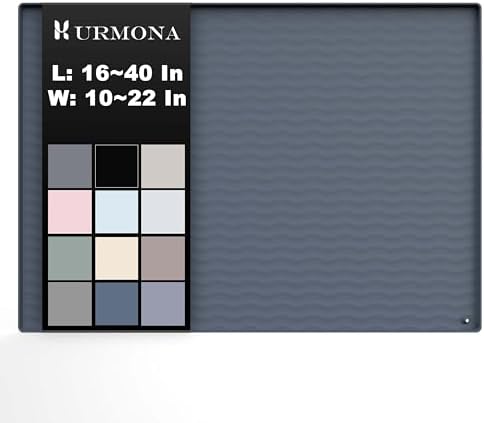 URMONA 28 x 19 in Waterproof Silicone Under Sink Mat, Cabinet Protector by URMONA