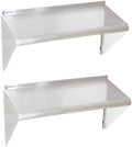 Stainless Steel Shelf 2 Pack 18"x36", Wall Mounted Metal Shelves by SWOTCATER