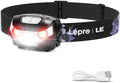 Lepro LED Headlamp Rechargeable IPX4 Waterproof Headlight 5 Modes - Black by Lepro