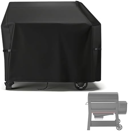 Grill Cover 51 Inch for Weber Searwood 600 XL Pellet Grill by Andacar