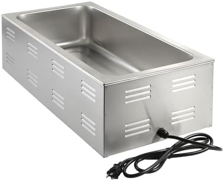 Kratos Commercial Electric Countertop Food Warmer |Large 4/3 Size Portable Steam Table Food Warmer for Catered Events |Stainless Steel | 120V, 1500 Watts (28W-532) - Image 3