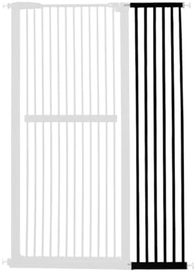 Lumizone 61.02" Extra Tall Pet Gate Extension Kit 12.6" Wide Black by Lumizone