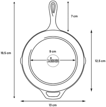 SKILLET CAST IRN BLK 5"D - Image 2