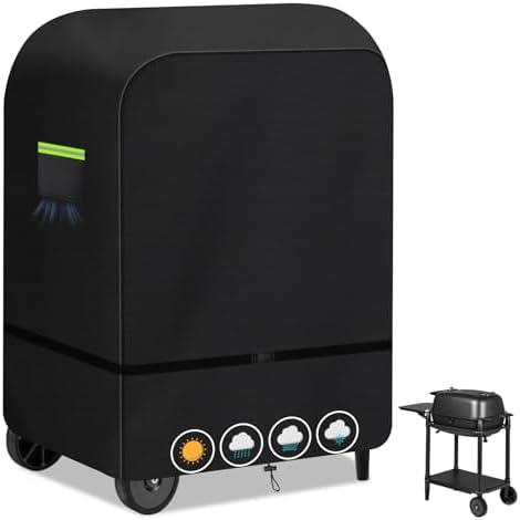 BBQ Grill Cover for PK 300 Grill & Smoker, 600D Barbecue Protective Cover by Unknown