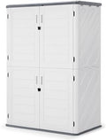 Macrout 50 Cu Ft Outdoor Storage Cabinet, Waterproof Resin Shed SU5462 by MMACROUT