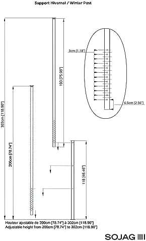 SOJAG Winter Accessories for Gazebos, Universal Gazebo Support Post - Image 2