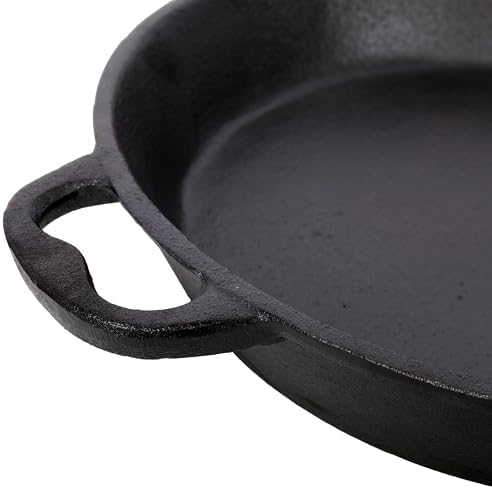 Pre-Seasoned Cast Iron Skillet Frying Pan with Dual Assist Handles, 12 Inch Pancakes Pan, Uses in the Oven, on the Stove, on the Grill, or Over a Campfire (12-Inch) - Image 5