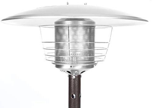 Portable Tabletop Patio Heater, 11000BTU, Propane Outdoor Heater, Variable Control, Anti-tilt Protection, Flameout Protection, Hammered Silver Finish - Image 4