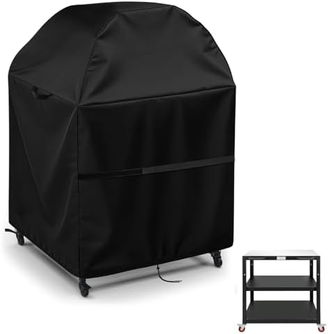 Outdoor Pizza Oven Table Cover 37 Inch for Feasto Movable Pizza Oven Table by Andacar