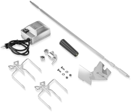 onlyfire Stainless Steel BBQ Rotisserie Kit for Weber Gas Grills - Image 6