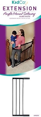 KidCo G4201 Safeway Angle Mount Extensions (Black) by KidCoBabySafetyProducts