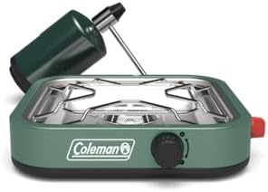 Coleman Cascade 18 1-Burner Camping Stove, Portable Cooktop, 8000 BTUs by Unknown