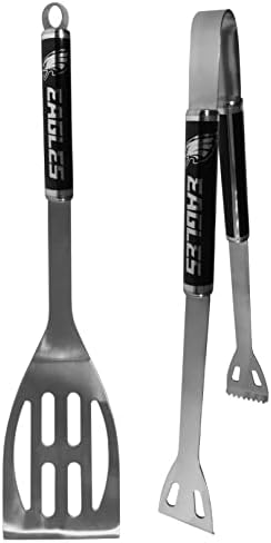 Siskiyou Sports NFL Philadelphia Eagles 2 pc Black BBQ Set, One Size, Black by Siskiyou