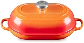 Le Creuset Enameled Cast Iron Oval Bread Oven, 11.5 inch, Flame by Unknown