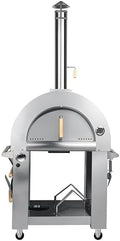 KoolMore 32 in. Outdoor Propane Gas and Wood fired Pizza Oven in Stainless-Steel by KoolMore