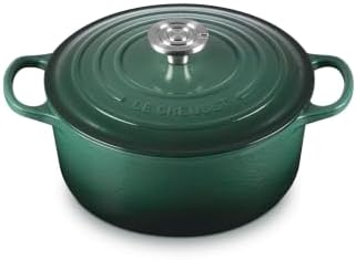 Le Creuset Enameled Cast Iron Round Dutch Oven, 4.5 qt., Artichaut/Crucible by Unknown