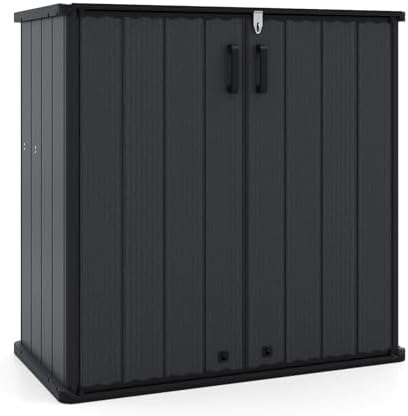 Tangkula 23.5 Cu.ft Outdoor Storage Shed with Lockable Door by TANGKULA