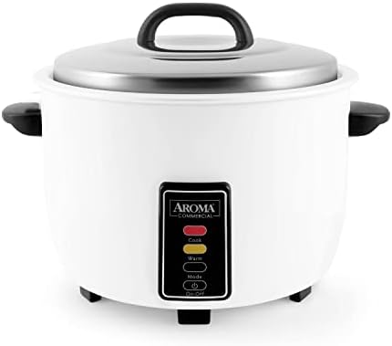Aroma Housewares 60-Cup (Cooked) (30-Cup UNCOOKED) Commercial Rice Cooker (ARC-1033E),White by AromaHousewares