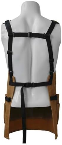 Waterproof Canvas Tool Apron with Adjustable Strap - Image 4