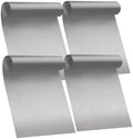 Oven Liners for Bottom of Oven - 4 Pack Large Heavy Duty Oven Mats, 17"x 25" Reusable Matt Liner for Electric, Gas, Toaster Ovens & Grills, BPA & PFOA Free, Kitchen Essentials, Silver by Unknown