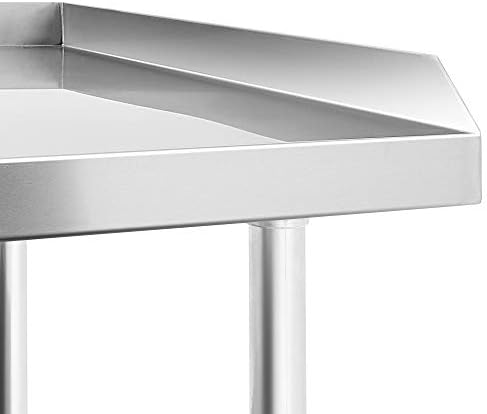 GRIDMANN NSF 16-Gauge Stainless Steel 48" L x 30" W x 24" H Equipment Stand Grill Table with Undershelf for Commercial Restaurant Kitchen - Image 4