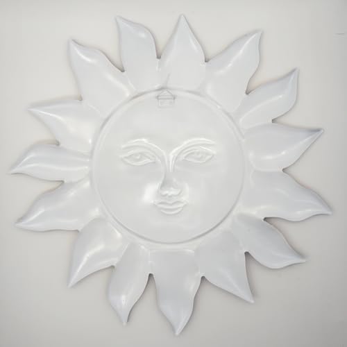 Daogtc Metal Sun Wall Decor - Sun Flower Wall Art Decoration,Hanging Decoration for Home Garden Farmhouse Yard Patio Fence Living Room Bedroom (SUN-G) - Image 6