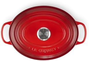 Le Creuset Enameled Cast Iron Oval Dutch Oven, 2.75 qt., Cerise - Image 2