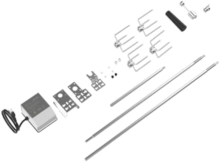 onlyfire Universal Grill Rotisserie Kit, 45"-53" x 1/2" Hexagon Spit Rod - Image 3