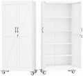 GAIOUS 71" Tall Metal Storage Cabinet with Lock and Wheels, Office Cabinet by GAIOUS