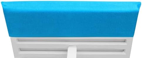 COTTON CRAFT Pool Lounge Chair Cover - 2 Pack - Aqua - Image 4