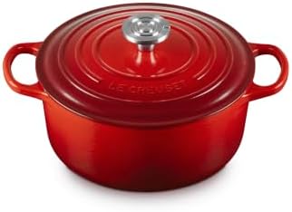 Le Creuset Enameled Cast Iron Round Dutch Oven, 4.5 qt., Cerise/Crucible by Unknown